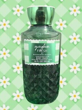 Bath & Body Works Ladie's Gingham Fresh Green Body Wash